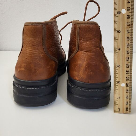 POLO RALPH LAUREN Umar Boots Mens 7 Ankle Chukka Brown Tumbled Leather Lace Up main image 11